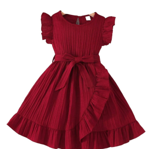 ASHIKTA ENTERPRISE Girl's Polyester Country Above The Knee Dress